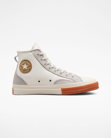 Women's Converse Chuck 70 Lined Colorblock High Top Shoes White | AU 40E85O